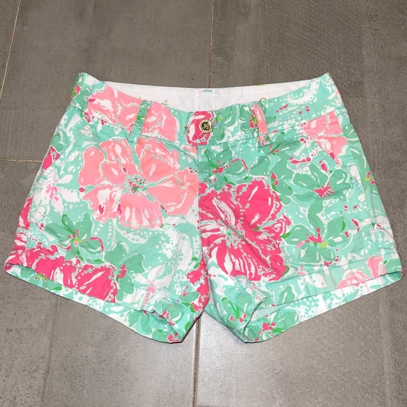 Lilly Pulitzer Callahan Shorts size 0 - Picture 1 of 8
